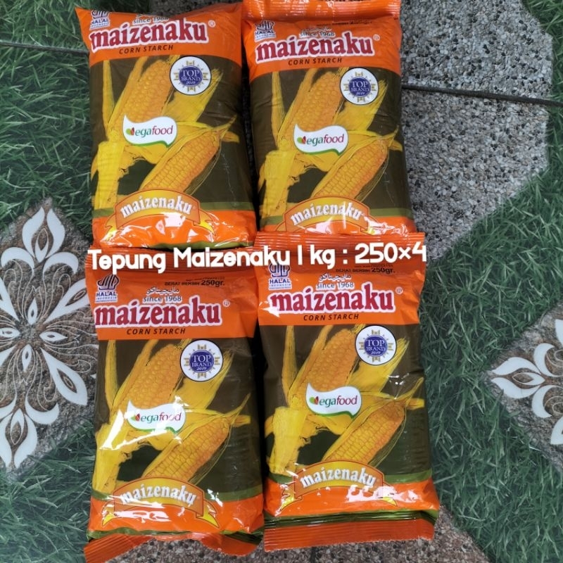 

Tepung Maizena maizenaku corn starch egafood 1 kg 250g×4 premium Halal termurah