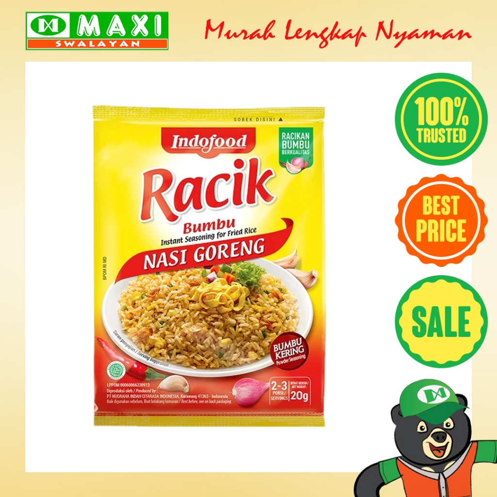 

Indofood Racik Bumbu Nasi Goreng 15gr