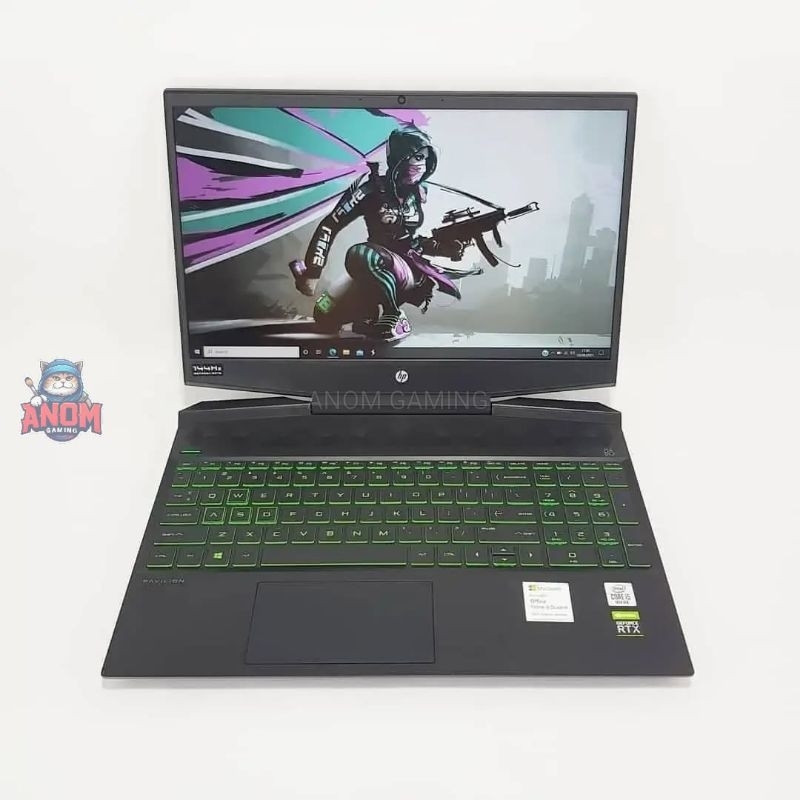 HP PAVILION GAMING 15 Core i5-10300H RTX2060 Ram 16Gb SSD 512Gb Fullset