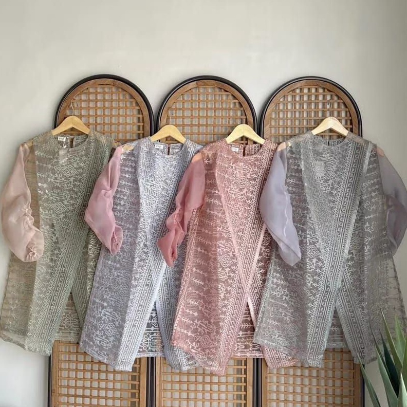 KODE I33L OUTER KARDIGAN NAGITA TILLE ETNIK SAPTO MIX ORGANZA