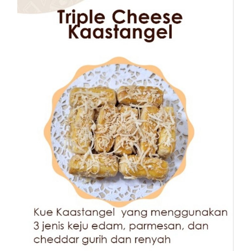 

Kue Kering - Triple Cheese Kastangel [Cookies]