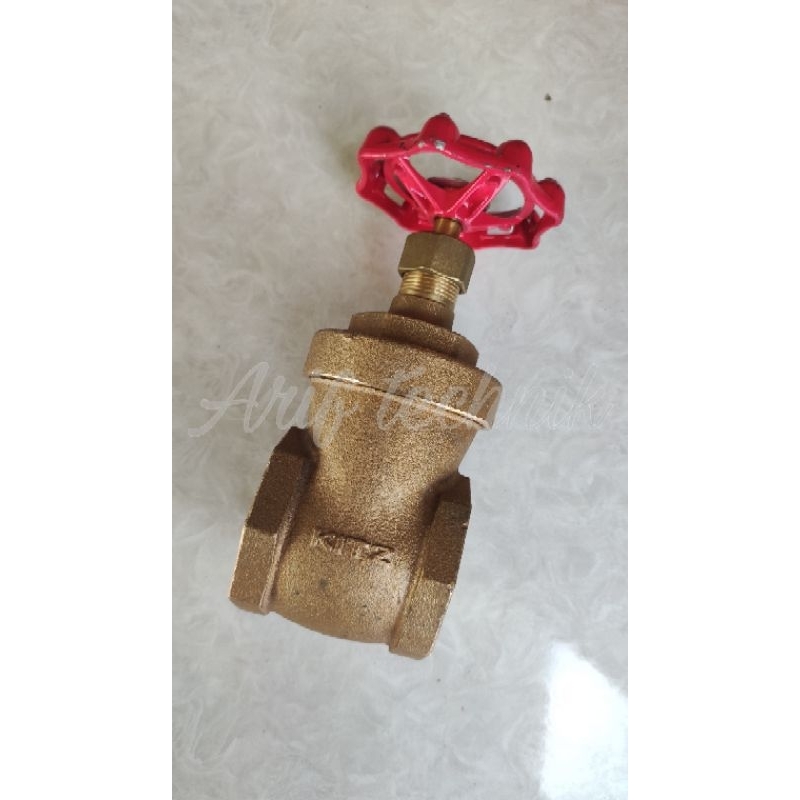KITZ Bronze Gate Valve 2" 125s 200 Wog / Gate Valve KITZ 2 inch Bronze / Stop Kran kitz 2 inchi