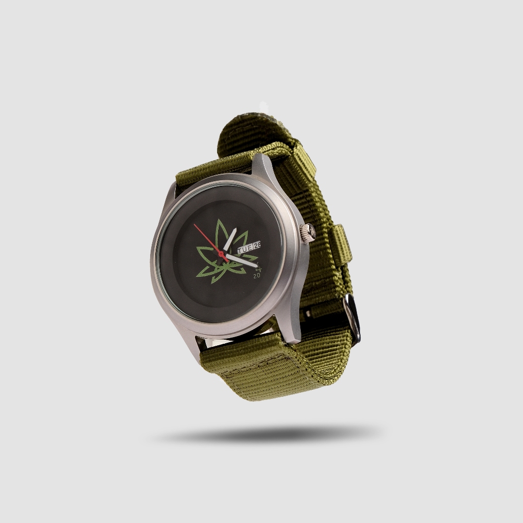 TM420 Canvas Watch (Jam Tangan Arloji - Wrislet Watches Waterproof With Date)