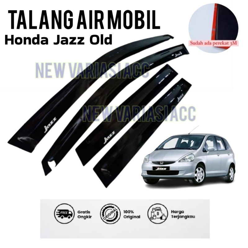 Talang air Honda Jazz Old Idsi /Vtec Tahun 2003 s/d 2007 Model Slim