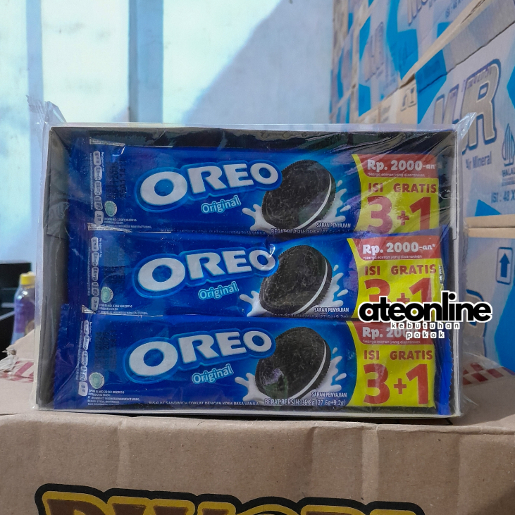 

Oreo Biskuit Sandwich 2000 Box Cokelat/Vanilla [isi 12pcs @36.8gr]