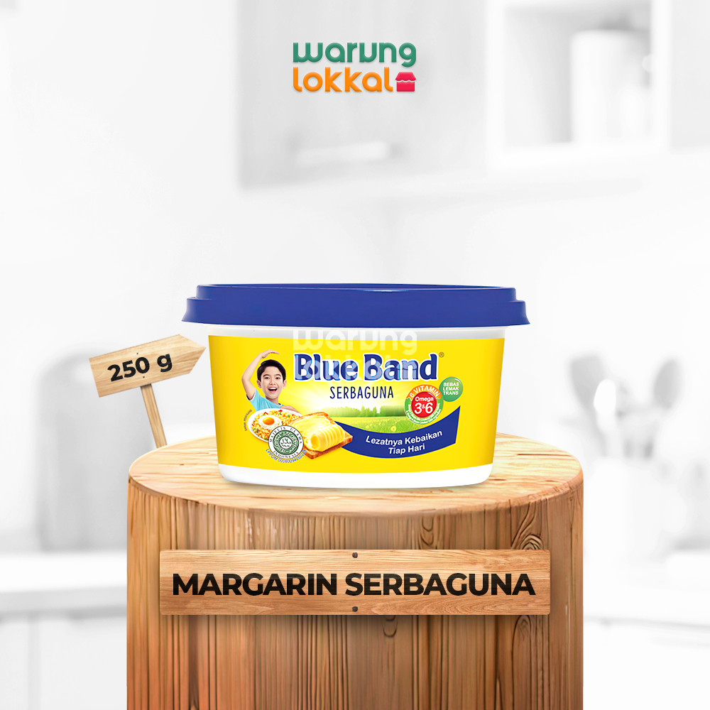 

Blue Band Margarin Serbaguna 250g - Warung Lokkal