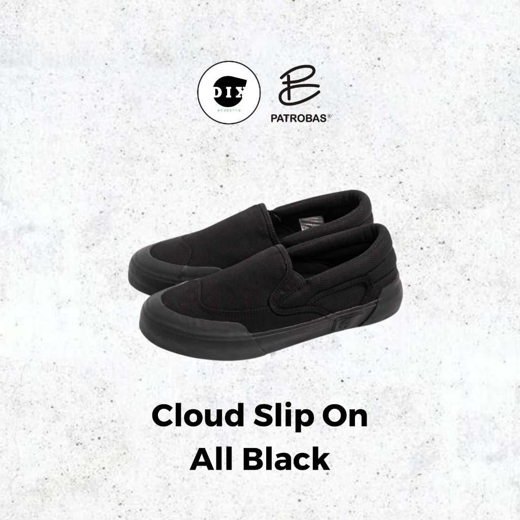 Patrobas Cloud Slip On Full Black/All Black