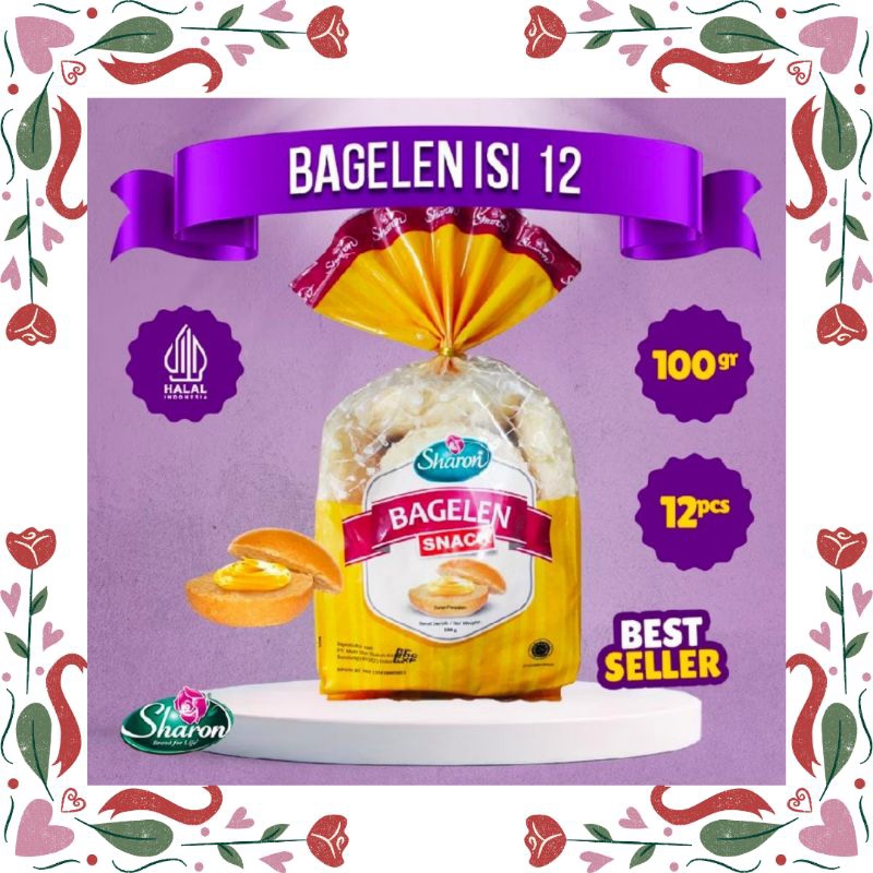 

Bagelen Roti Kering Sharon Bakery Snack Keju & Original | Bagelen Roti Snack @100GR