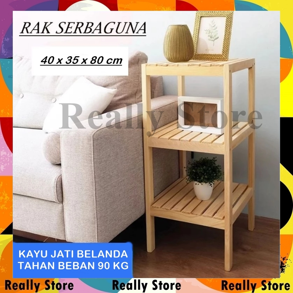 Rak Serbaguna Dispenser Galon Kayu dan magic com 3 Susun Rice Cooker Tempat Galon Esetik Aesthetic