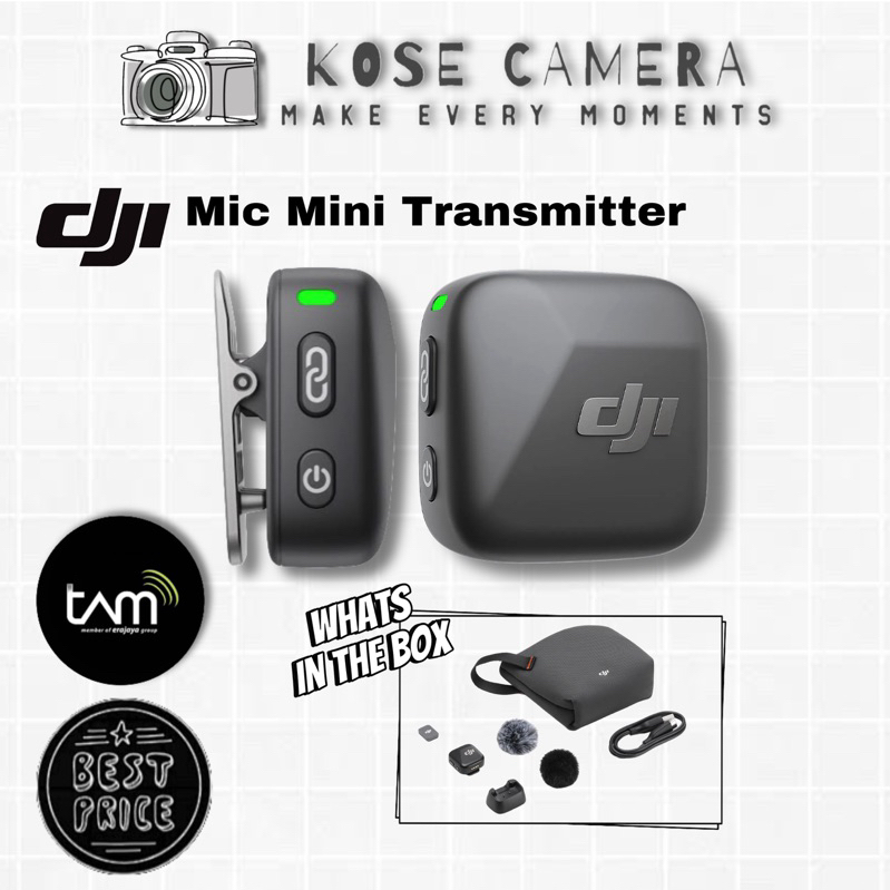 DJI Mic Mini Transmitter Only - BLACK