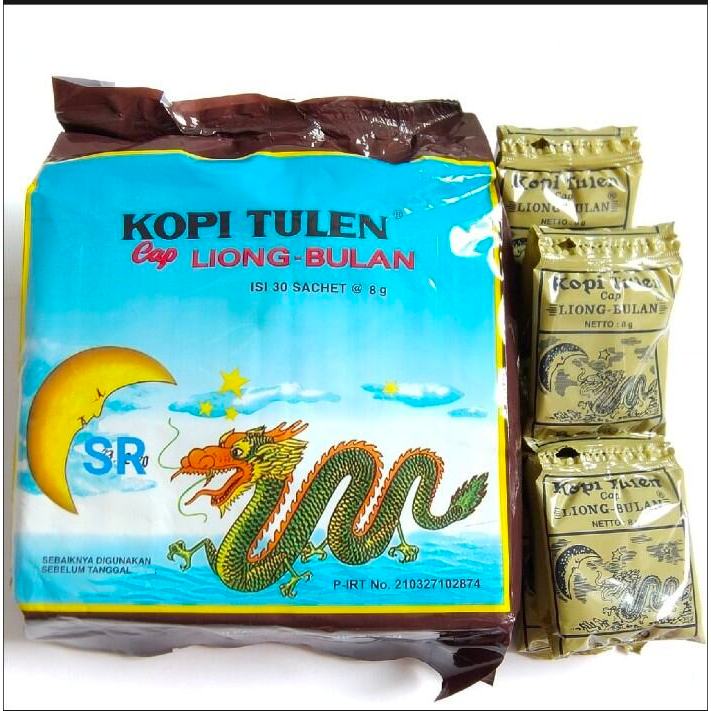 

NG LIONG Kopi Liong Tanpa Gula ( 1 Bungkus 30 pcs Ukuran Kecil 8 Gram )