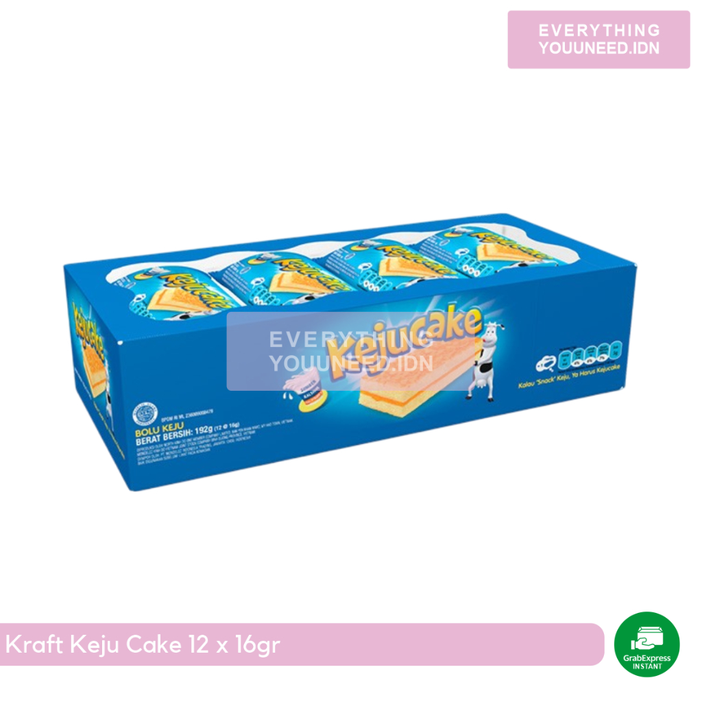 

Kraft Keju Cake 1 Box isi 12 x 16g