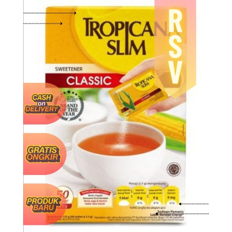 

Tropicana Slim Sweetener Classic
