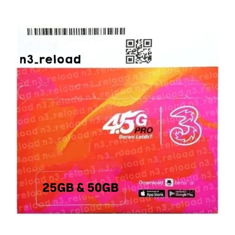 Perdana Tri 25GB & 50GB