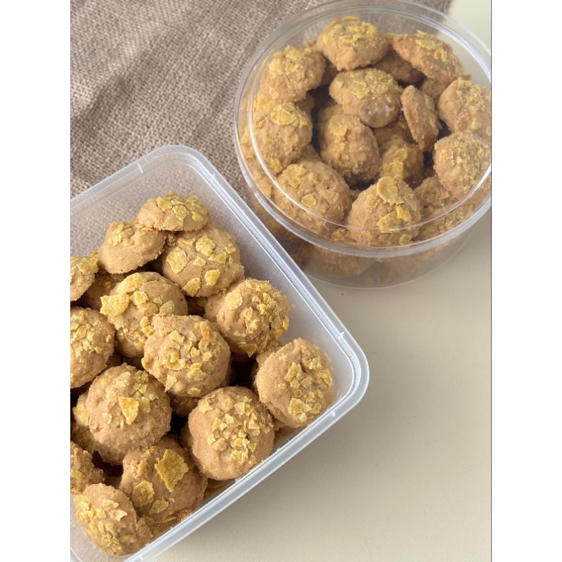 

kue lebaran cornflakes cookies