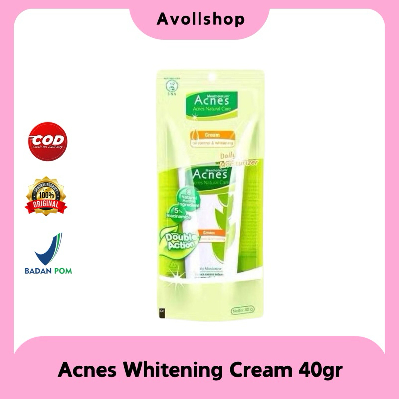 ACNES Cream Oil Control & Whitening 40 gr Moisturizer - Pelembab Wajah