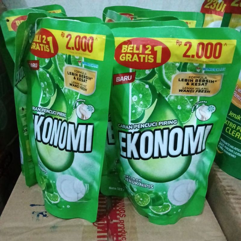 Ekonomi cairan pencuci piring kemasan 2000