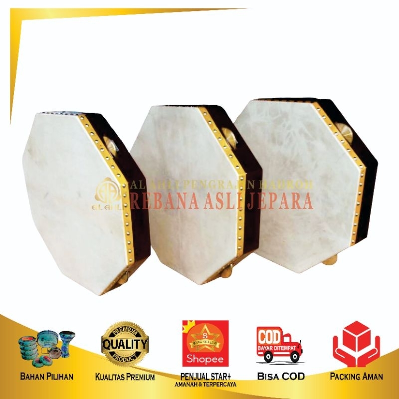 TERBANG HADROH BAS SEGI 8 UK 50CM