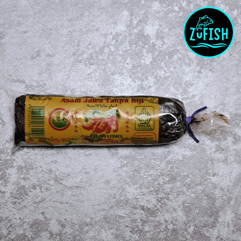 

ZuFISH - Asam Jawa Tanpa Biji Cap Gunung 150 Gram