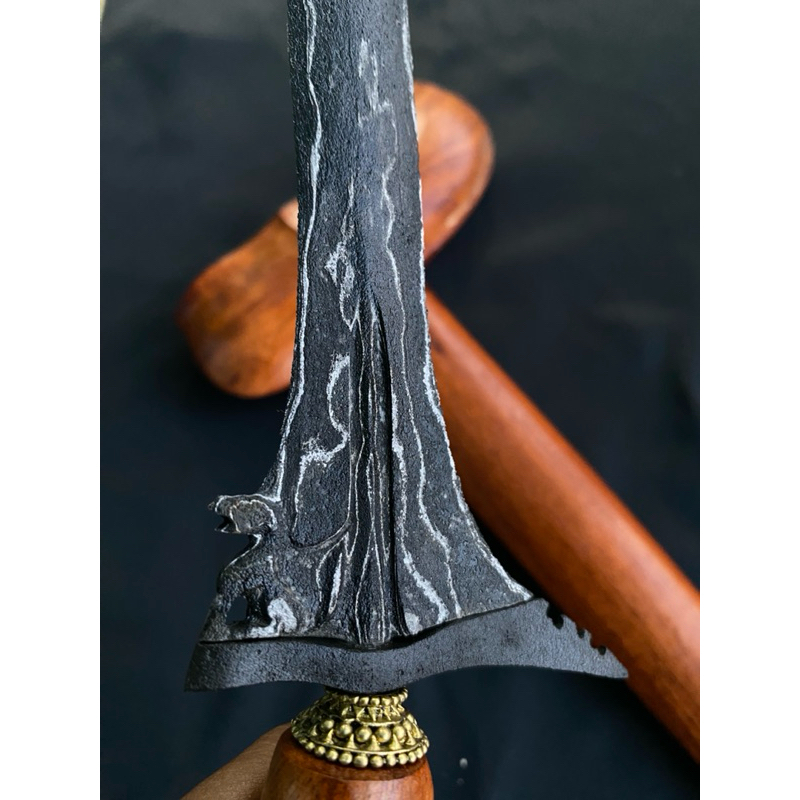 Keris Singo Barong Patrem Ukuran 27cm