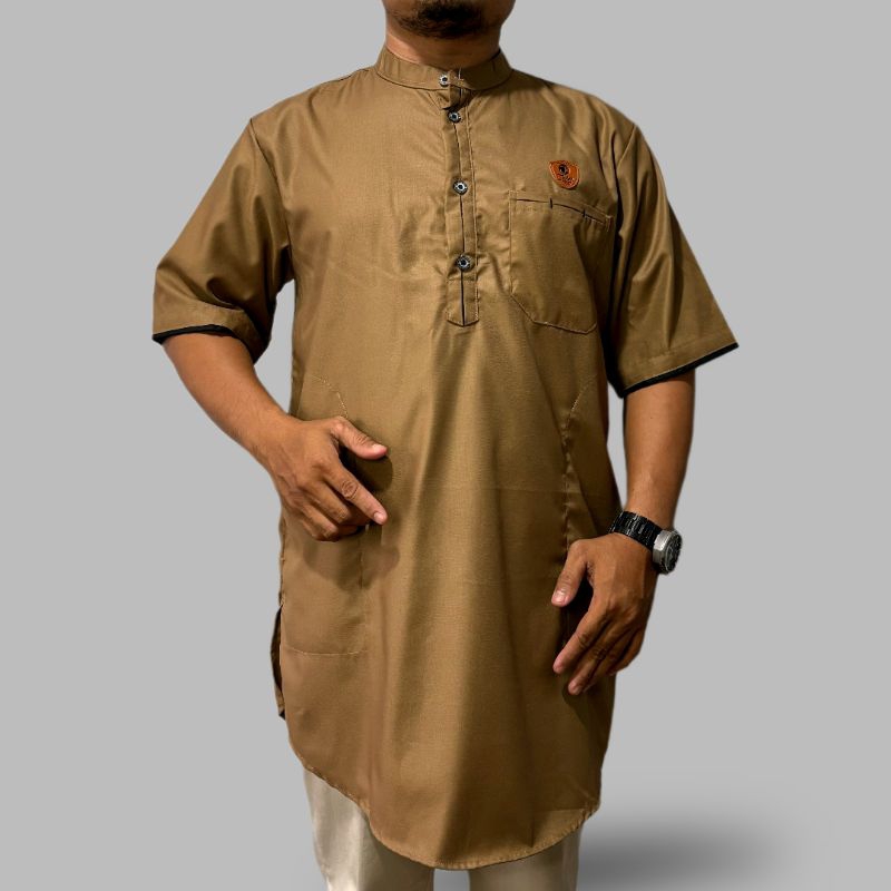 Kurta Muslim Ar Rayyan – Simpel, Keren, dan Nyaman Ready Makassar bisa Kirim Instan