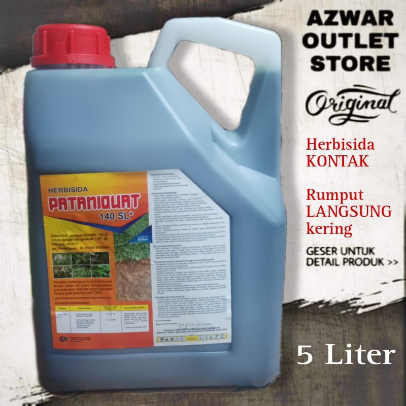 Pataniquat 5 Liter CBA | racun rumput Kontak | PARAKUAT