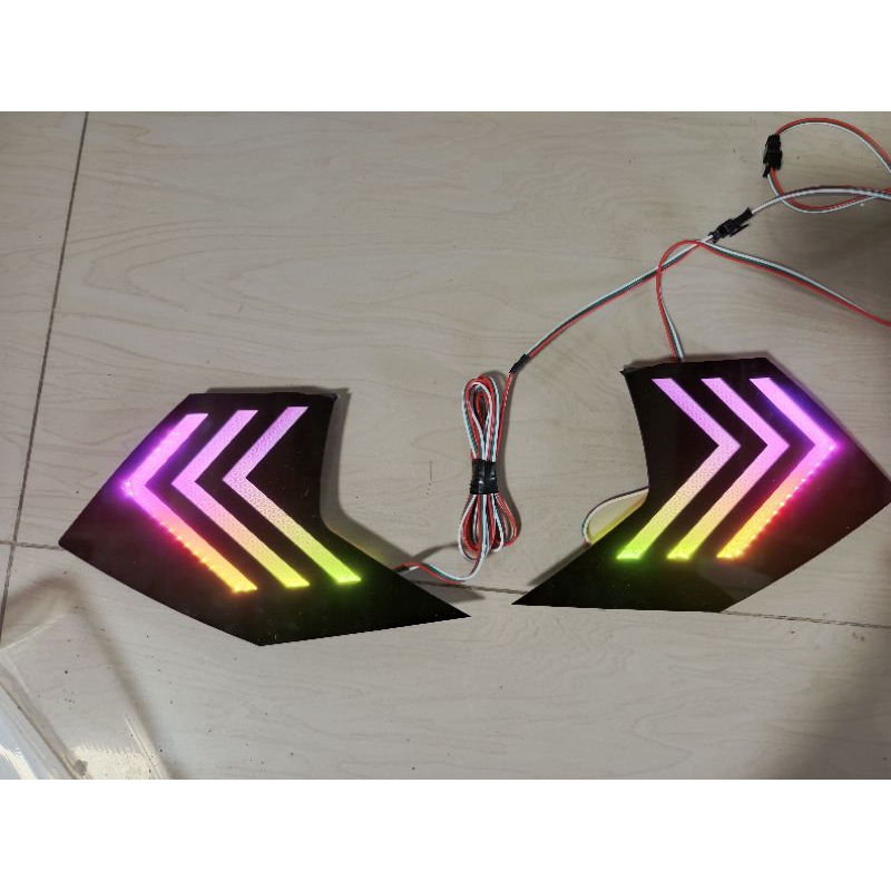 DRL FRAME CAKAR HRV LAMA WELCOME SEIN RUNNING LED RGB