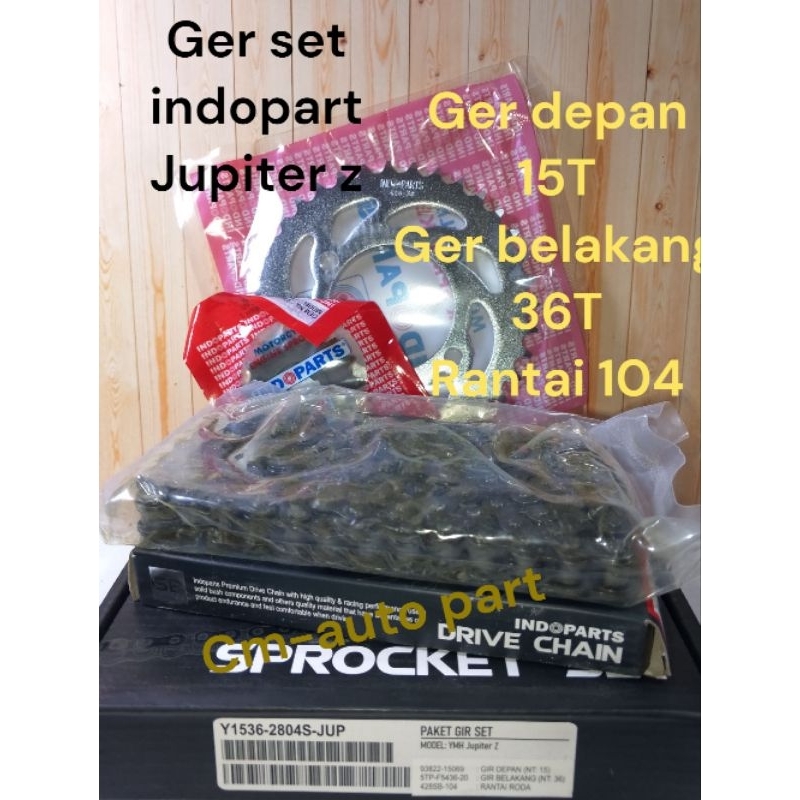 Gear set Jupiter z merek indopart