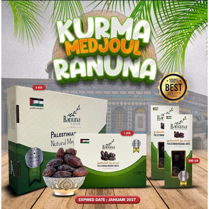 

KURMA SUNNAH NABI TERMURAH MEJOL MEDJOL UKURAN 500gr Size JUMBO