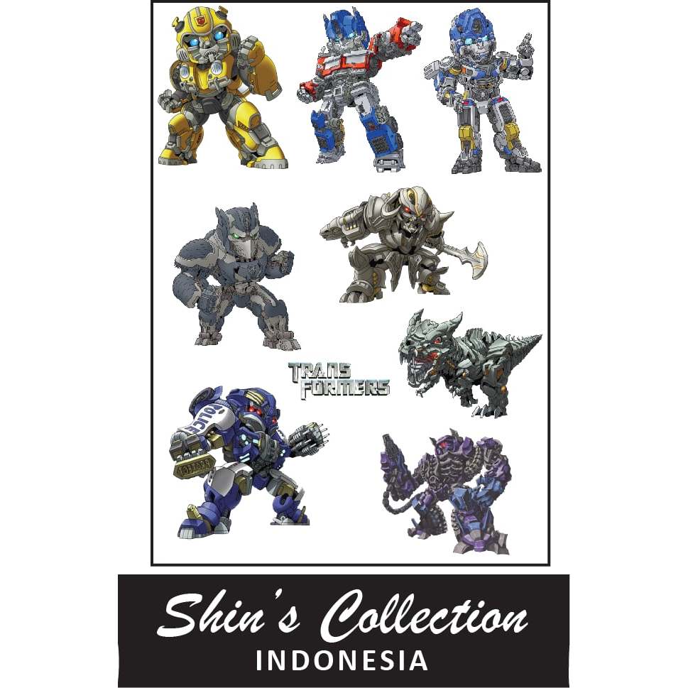 

Sticker stiker Chibi Transformers Movie Cartoon 1 pc