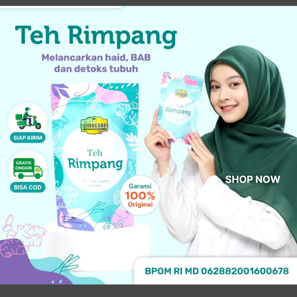 

Teh Rimpang SYIFACARE - Teh Celup Ramuan Herbal Diet Pelangsing Alami Efektif Menurunkan Berat Badan