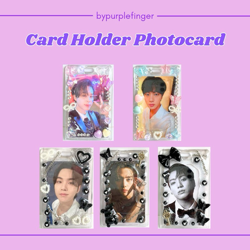 Card Holder / Cahol Kpop / Cahol Photocard BTS Resin Acrylic