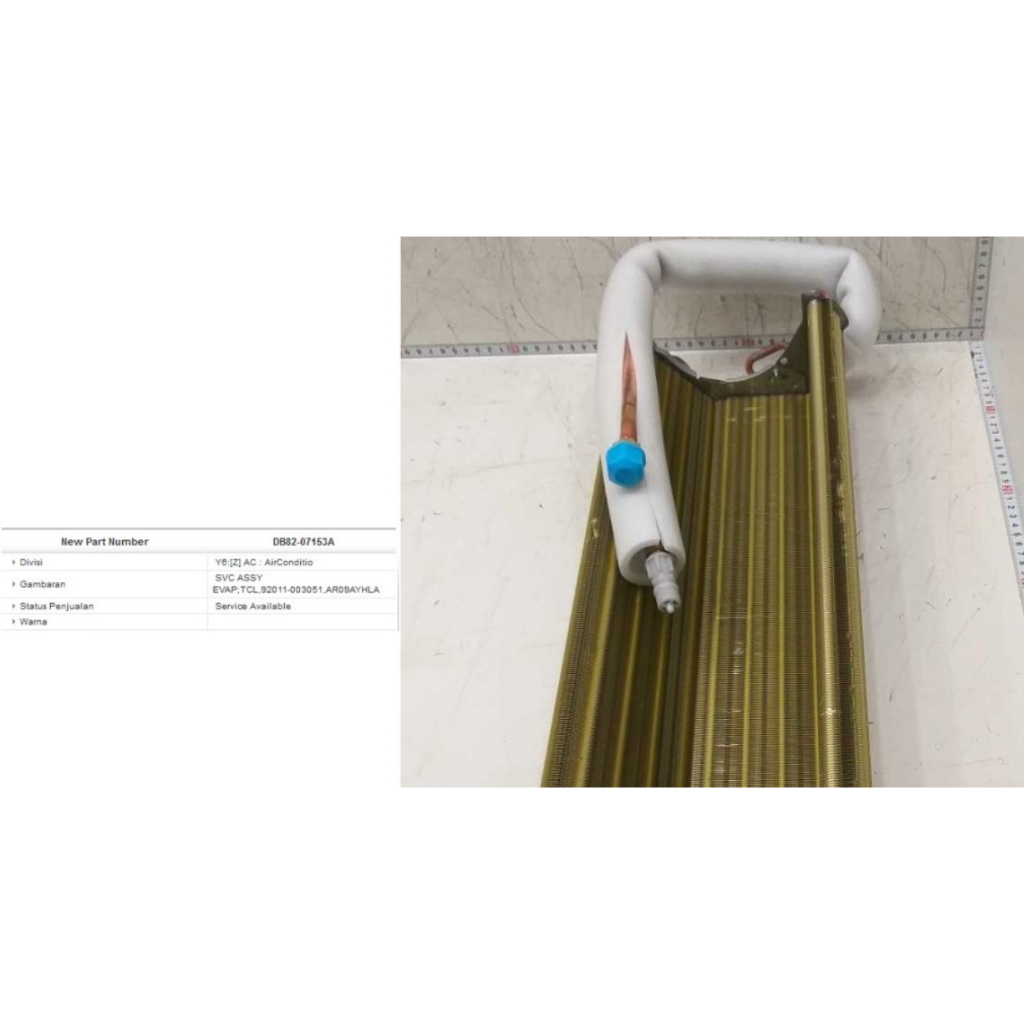 EVAPORATOR AC SAMSUNG AR09AYHLAWKNSE ORIGINAL DB82-07153A