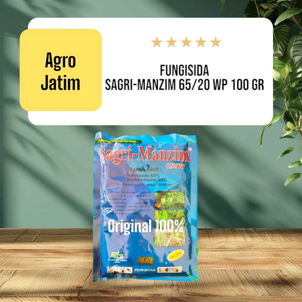 Fungisida Sagri-Manzim KECIL 65/20 WP 100 Gr Sagri Manzim
