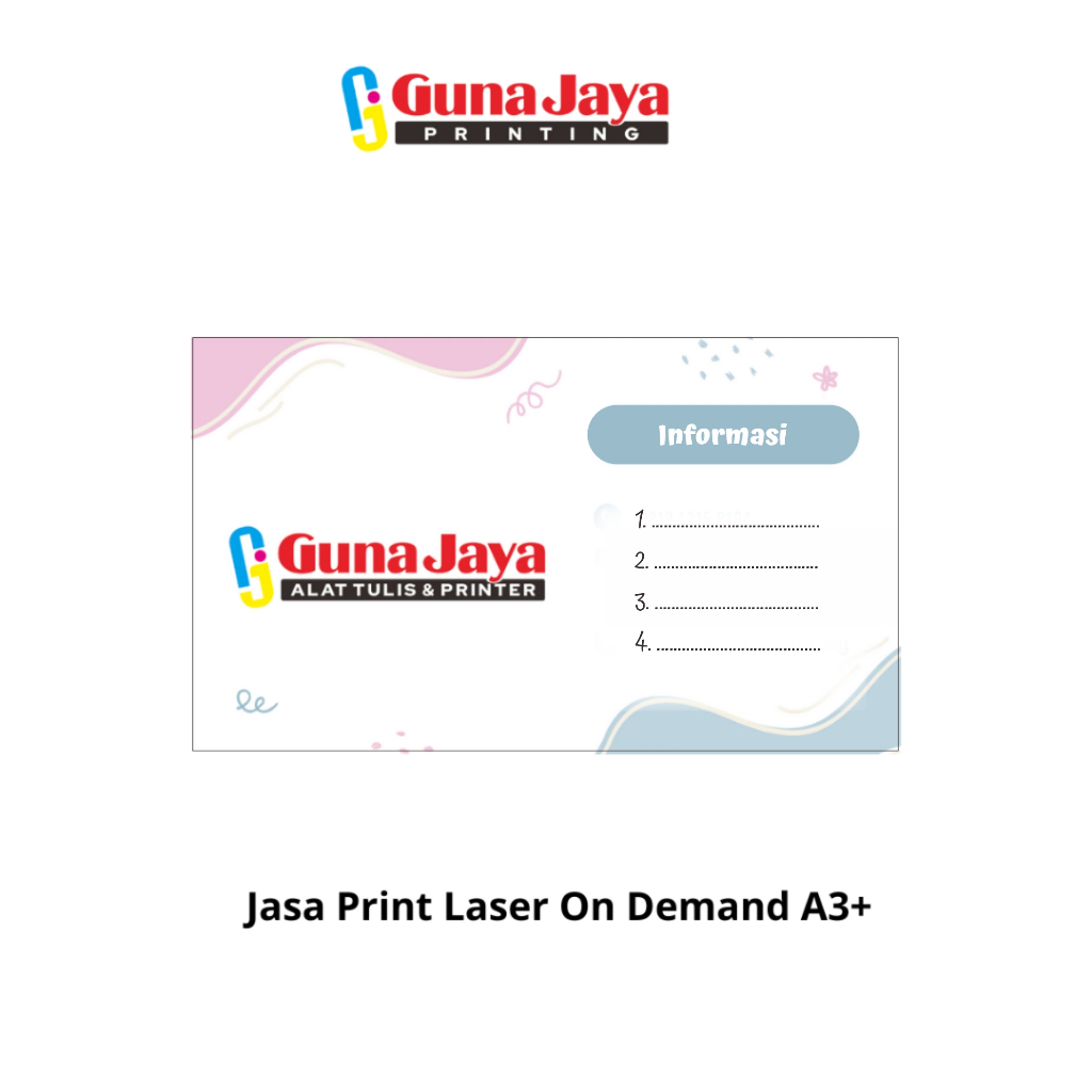 

Jasa Print Laser On Demand A3+ - Berbagai Macam Jenis Kertas