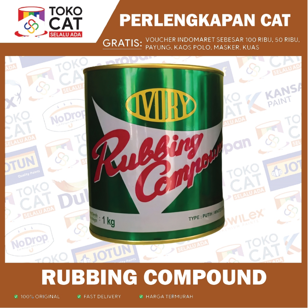 IVORY RUBBING COMPOUND | RUBBING COMPOUND 1KG | COMPOUND MOTOR
