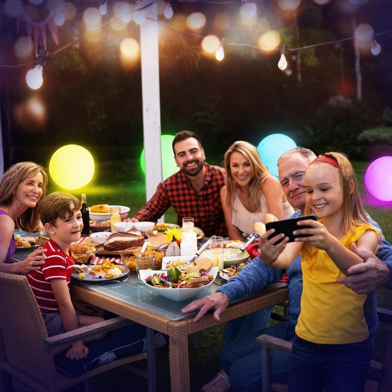 Beach Ball Jumbo Led 40Cm Bola Pantai Besar Bola Pantai Tiup Bola Pantai Anak Dewasa Untuk Kolam