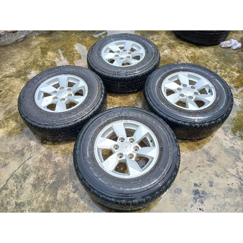 Velg Seken Original mitsubishi Triton R16 Bonus Ban Pelek Oem Triton Ring 16