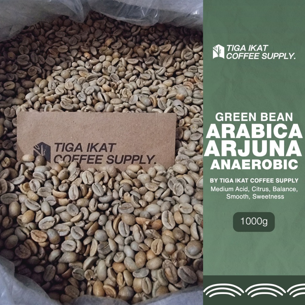 

Greenbeans / Green bean Arabika Arjuna Anaerob 1 Kg