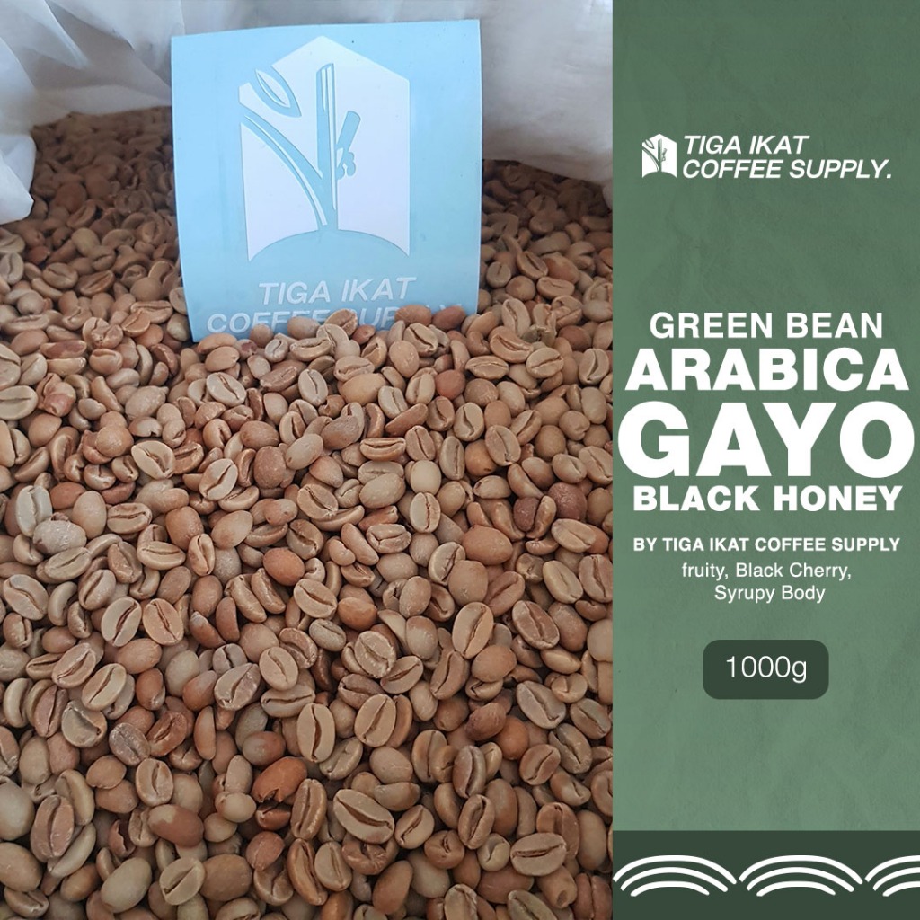 

Green Bean Arabica Aceh Gayo Blackhoney 1 Kg - Biji Kopi Mentah