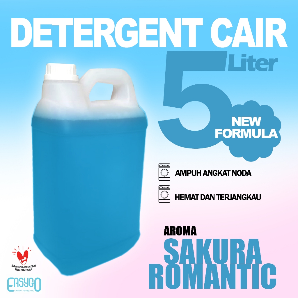 DETERGEN cair laundry 5 liter rendah busa | Detergen matic laundry | Detergen laundry