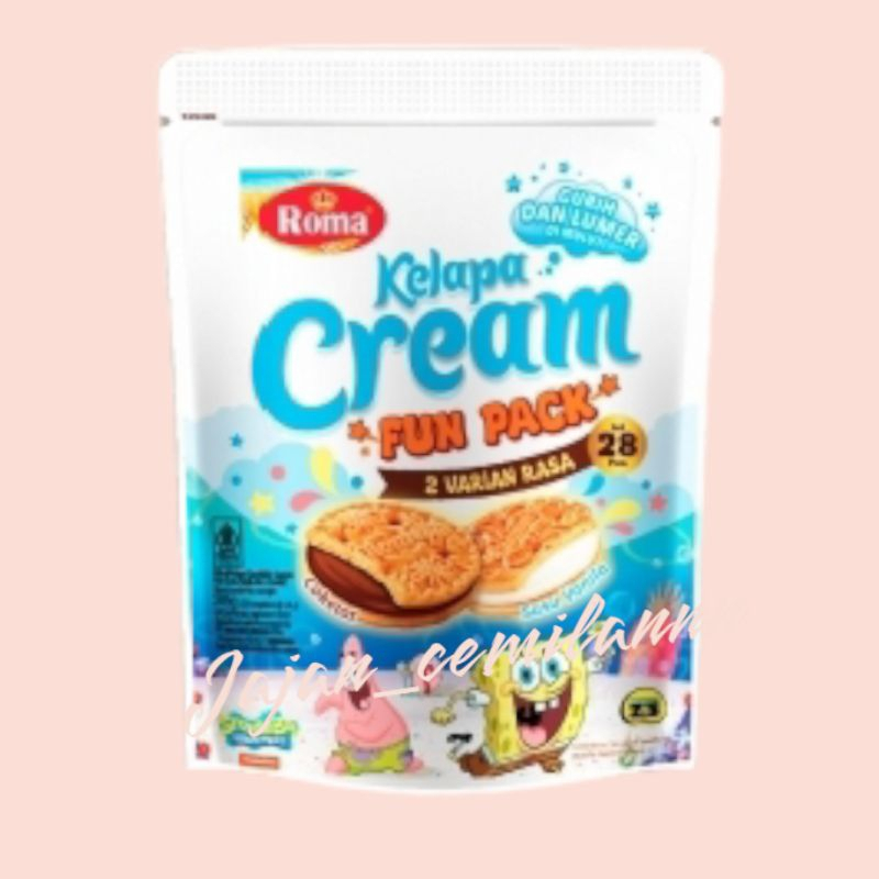

ROMA KELAPA CREAM PUTIH FESTIVE POUCH 278G