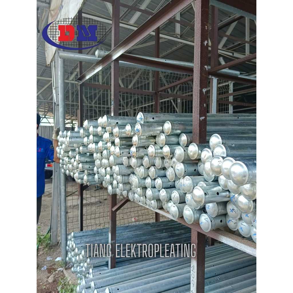 TIANG PAGAR BRC ELEKTROPLEATING T.150 x 2" CUSTOM