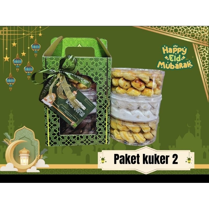 

hampers kuker 2 isi 3 toples