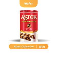 

ASTOR WAFER STICK CHOCOLATE KALENG 330GR