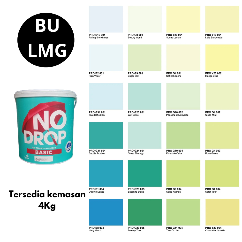 No Drop Basic TINTING 4Kg || No Drop Premium || Bisa Request Warna [No Drop Basic Tinting 4Kg et 3]