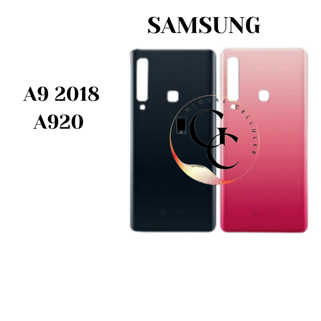 Backdoor Samsung A920 A9 2018 Original (Tulang Samping penutup mesin)
