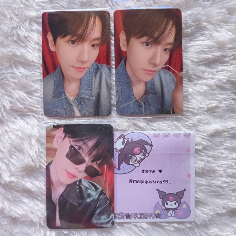 [READY STOCK - OFFICIAL] : PC Baekhyun POB Hello, World ( Everline Sign event, Ktown4u Special event