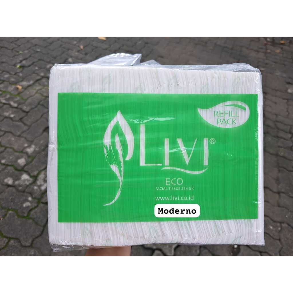 Livi eco Facial tissue tisu 600's - Tisu Livi facial