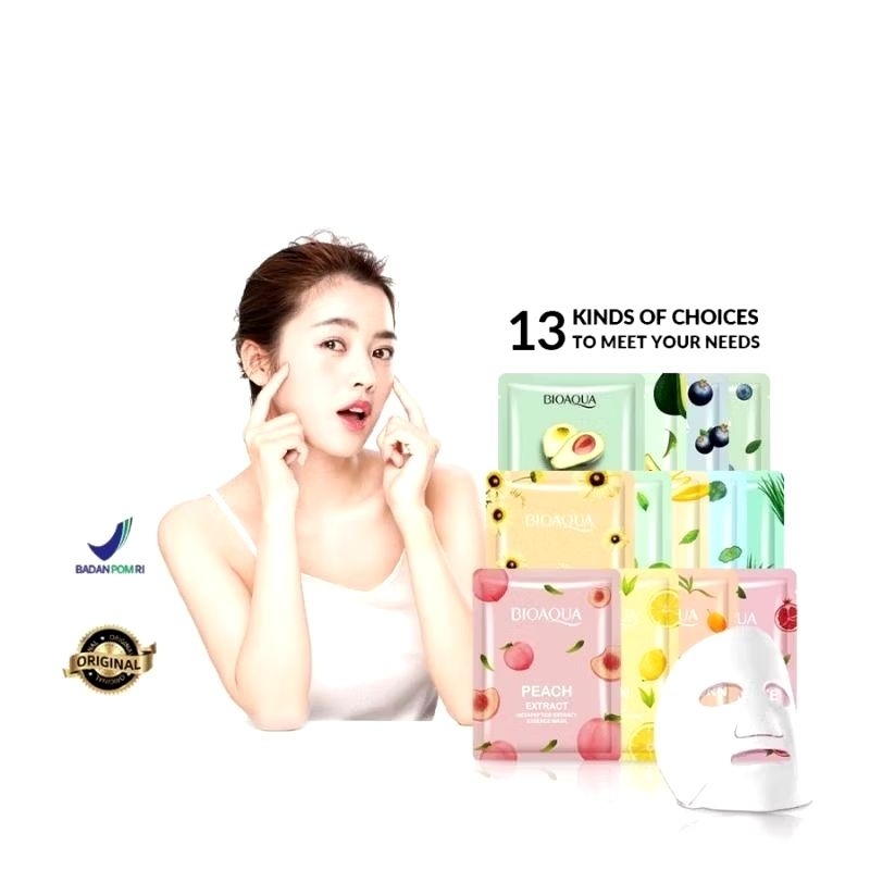 Sheet Mask Bioaqua/ Masker Bioaqua/ Hydrating Essence Face Mask